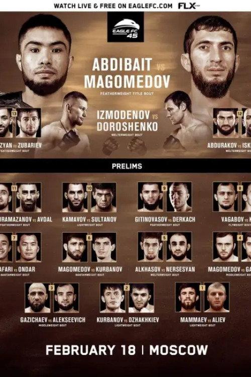 Eagle FC 45: Gitinovasov vs. Magomedov 2022 official movie poster