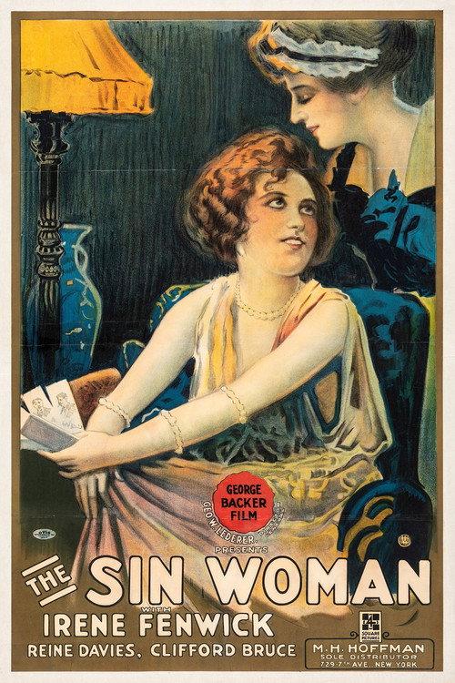 The Sin Woman 1917 official movie poster