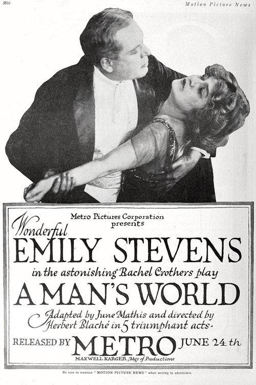 A Man's World 1918 official movie poster