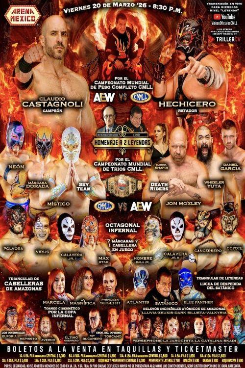 CMLL Homenaje a 2 Leyendas 2026 2026 official movie poster