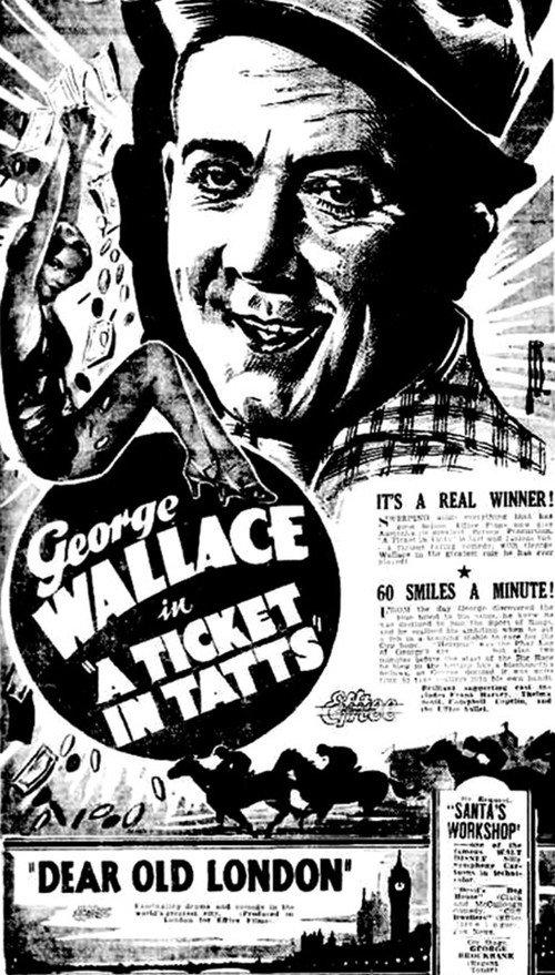A Ticket in Tatts 1934 official movie poster