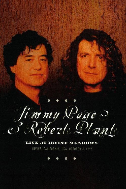 Jimmy Page and Robert Plant: Live at Irvine Meadows 1995 official movie poster
