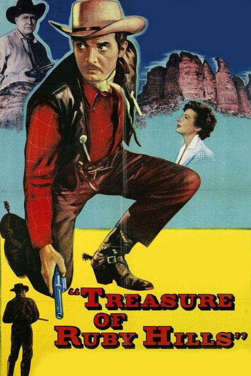Treasure of Ruby Hills 1955 official movie poster