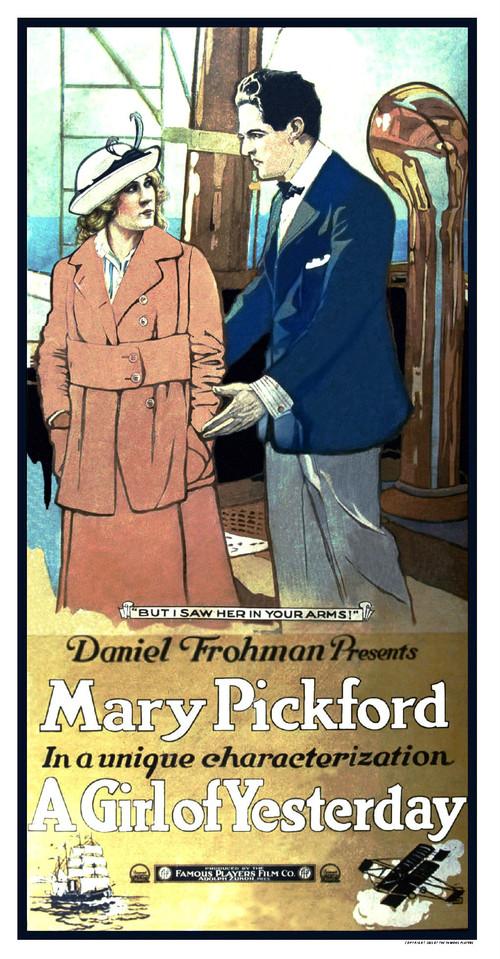 A Girl of Yesterday 1915 official movie poster