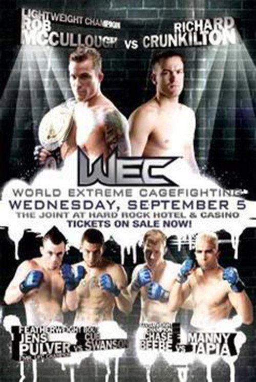 WEC 30: McCullough vs. Crunkilton 2007 official movie poster