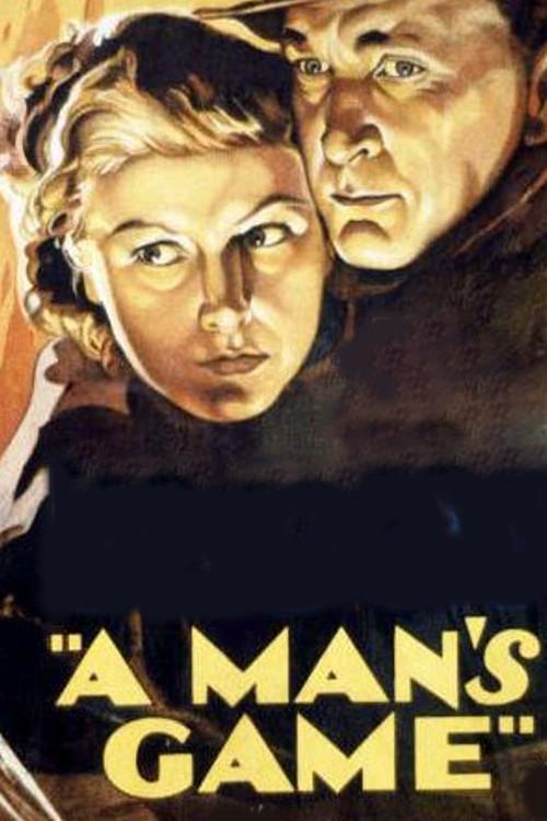 A Man's Game 1934 official movie poster