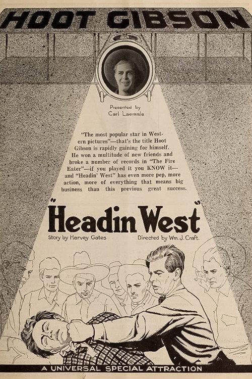 Headin' West 1922 official movie poster