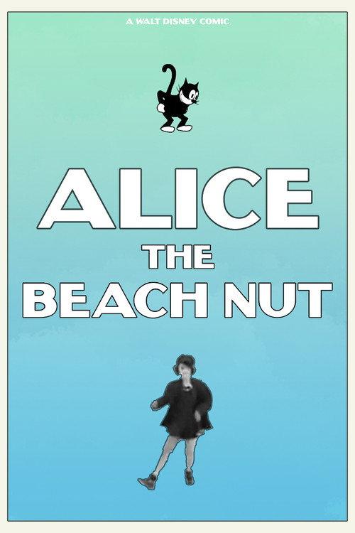 Alice the Beach Nut 1927 official movie poster