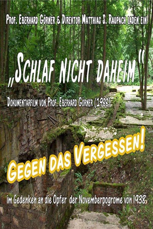 Schlaf nicht Daheim 1988 official movie poster