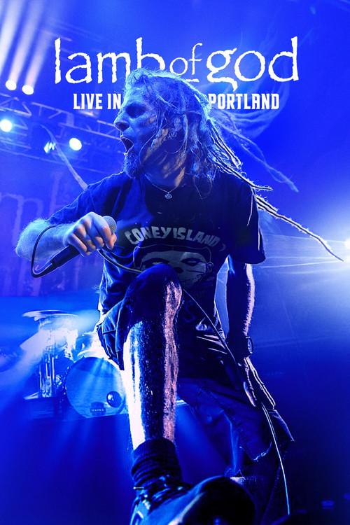 Lamb of God: Live in Portland 2022 official movie poster