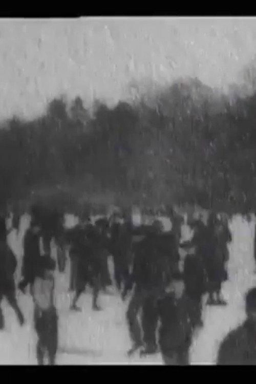 Skating on Lake, Central Park 1900 official movie poster