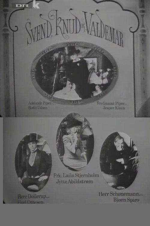 Svend, Knud og Valdemar 1970 official movie poster