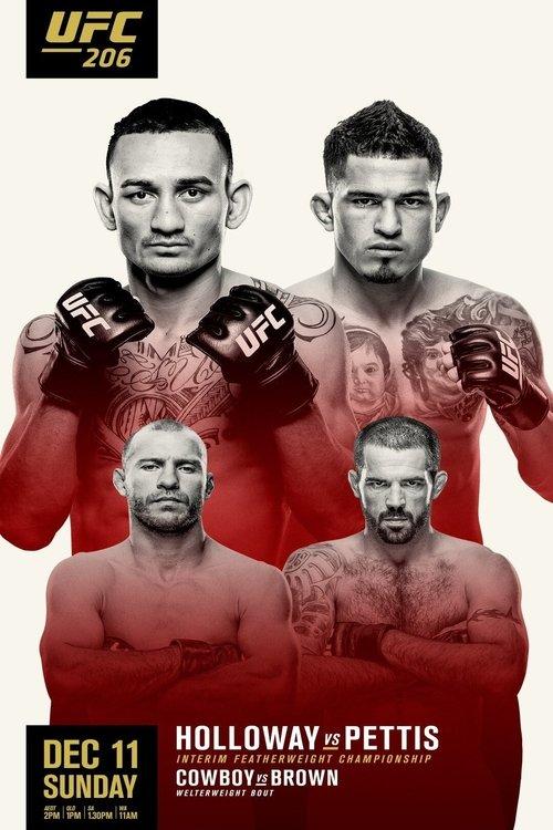 UFC 206: Holloway vs. Pettis 2016 official movie poster