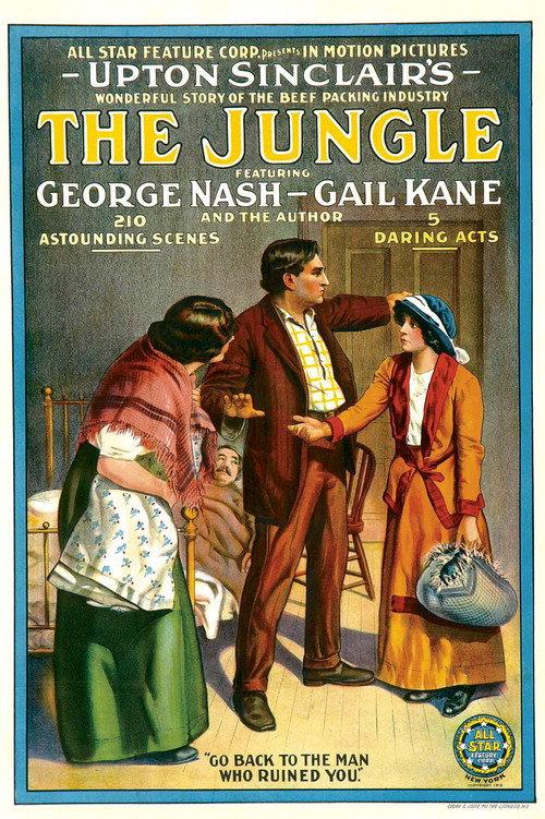 The Jungle 1914 official movie poster