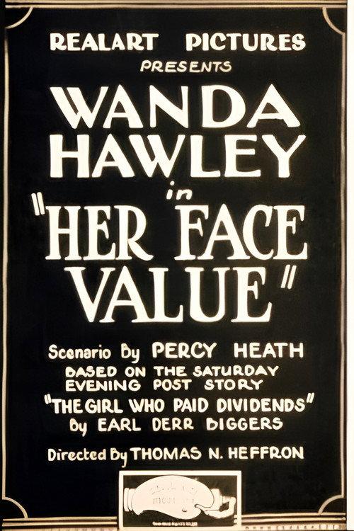 Her Face Value 1921 official movie poster
