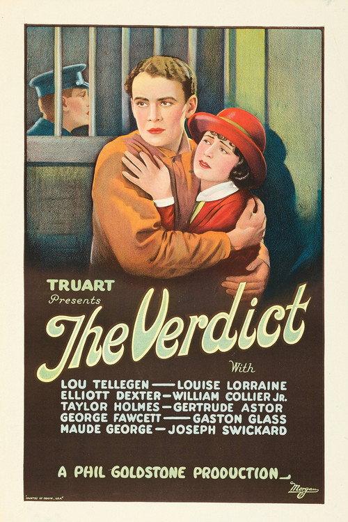 The Verdict 1925 official movie poster