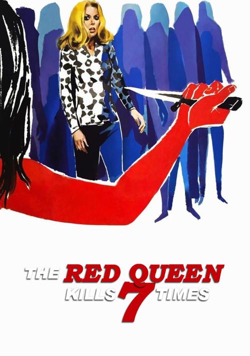 The Red Queen Kills Seven Times 1972 official movie poster