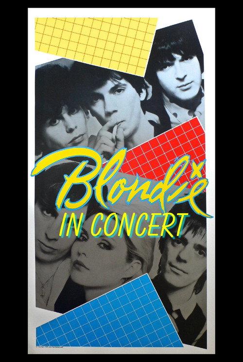 Blondie in Concert 1979 official movie poster