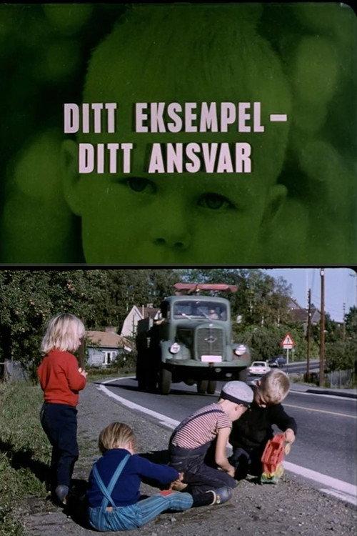 Oslofilm: Ditt eksempel - ditt ansvar 1971 official movie poster