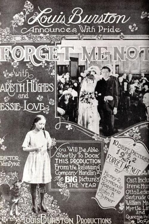 Forget Me Not 1922 official movie poster