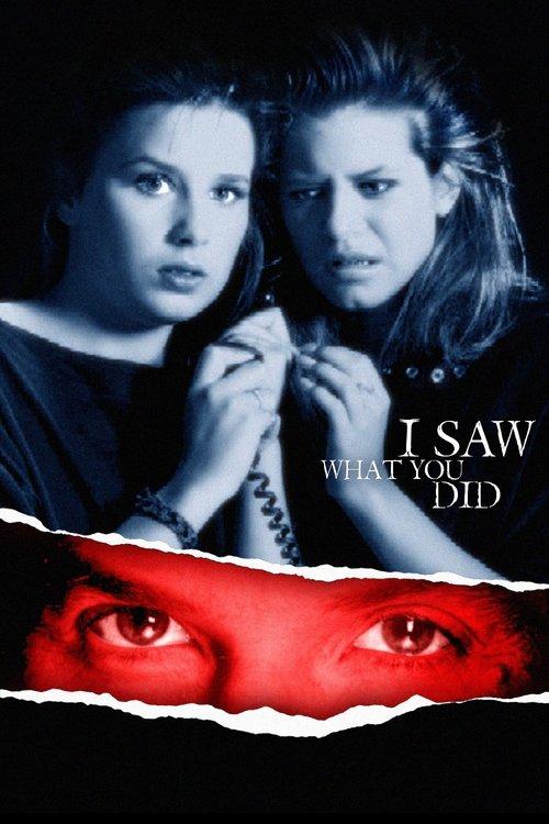 I Saw What You Did 1988 official movie poster