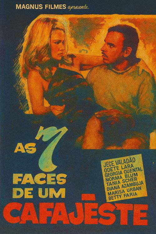 As Sete Faces de um Cafajeste 1968 official movie poster