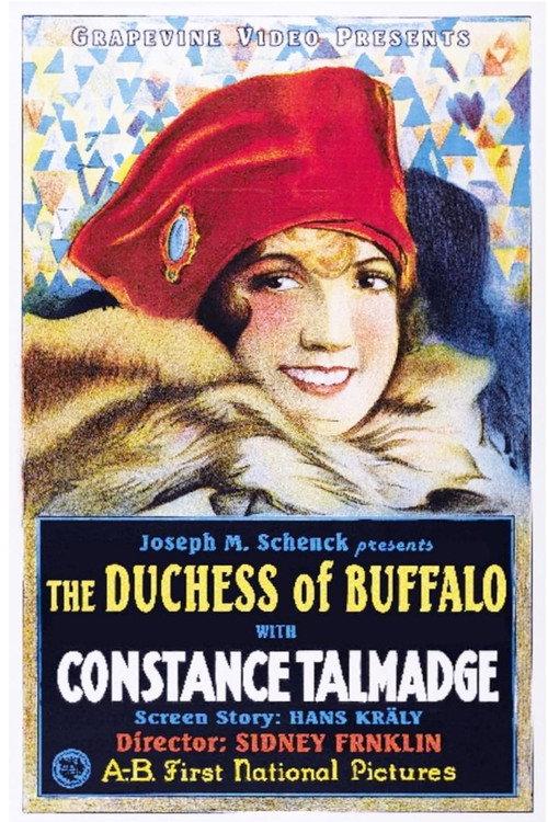 The Duchess of Buffalo 1926 official movie poster