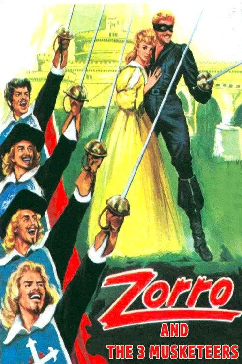 Zorro and the Three Musketeers 1963 official movie poster
