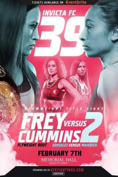 Invicta FC 39: Frey vs Cummins 2 2020 official movie poster