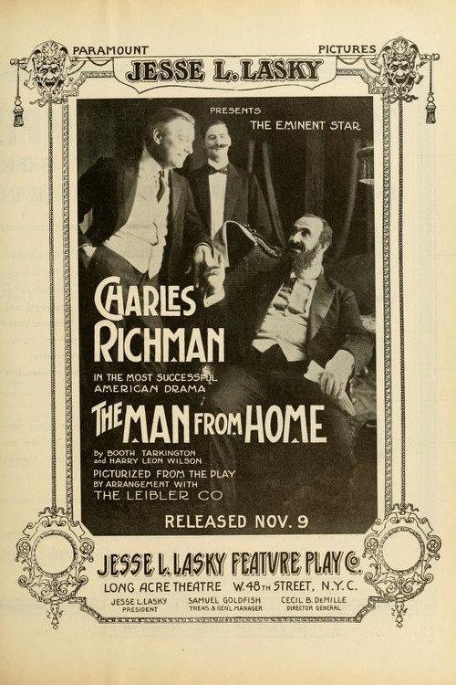 The Man From Home 1914 official movie poster