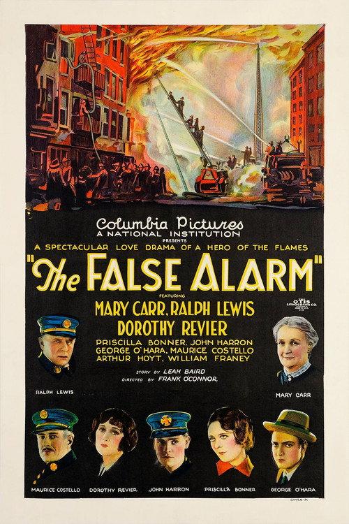 The False Alarm 1926 official movie poster