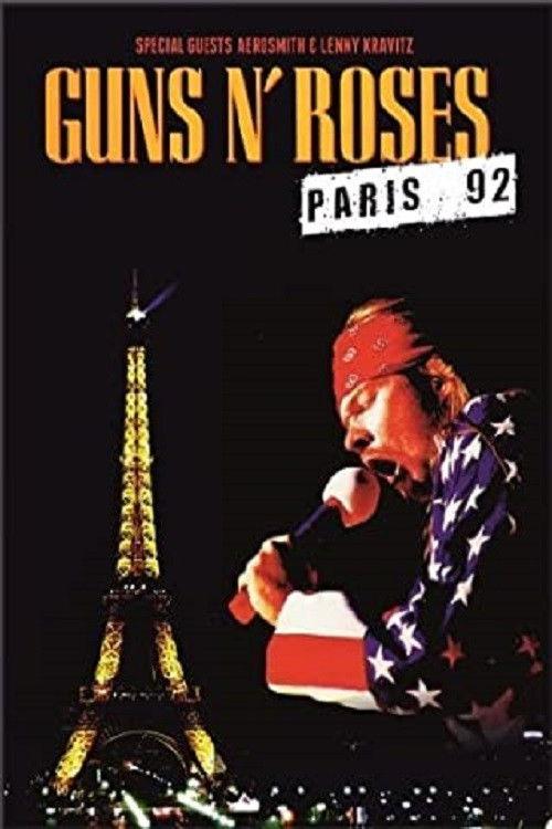 Guns N' Roses - Live in Paris 1992 official movie poster