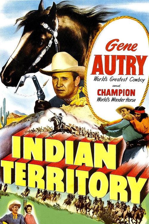 Indian Territory 1950 official movie poster