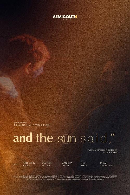and the sun said official movie poster