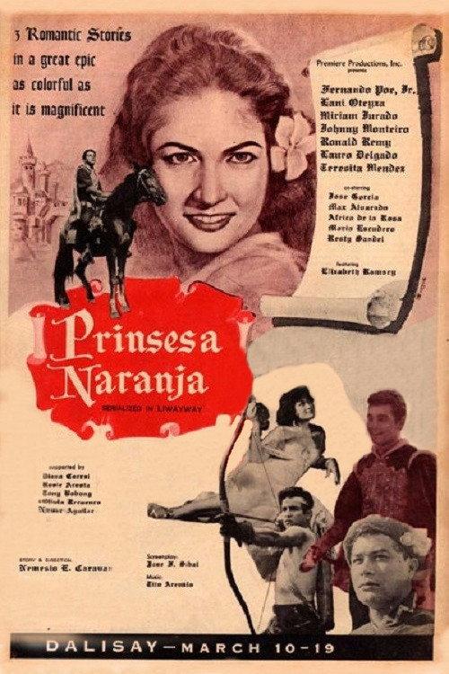 Prinsesa Naranja 1960 official movie poster