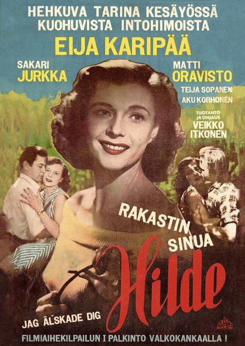 Rakastin sinua, Hilde 1954 official movie poster