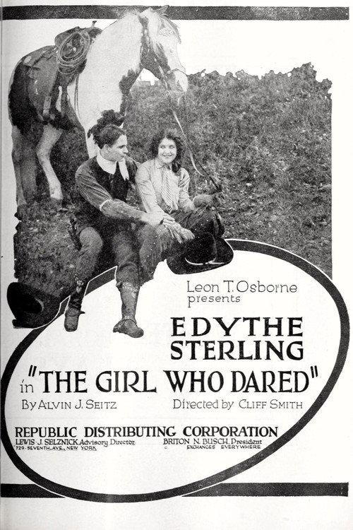 The Girl Who Dared 1920 official movie poster