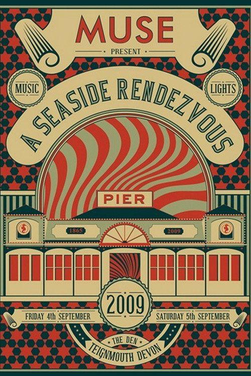 Muse: A Seaside Rendezvous 2009 official movie poster