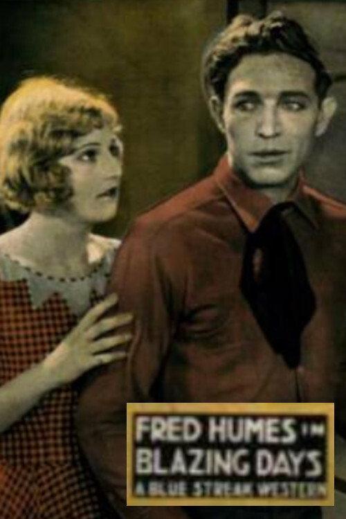 Blazing Days 1927 official movie poster