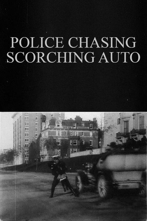 Police Chasing Scorching Auto 1906 official movie poster