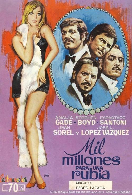 One Billion for a Blonde 1972 official movie poster