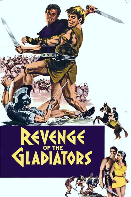 The Revenge of the Gladiators 1964 official movie poster