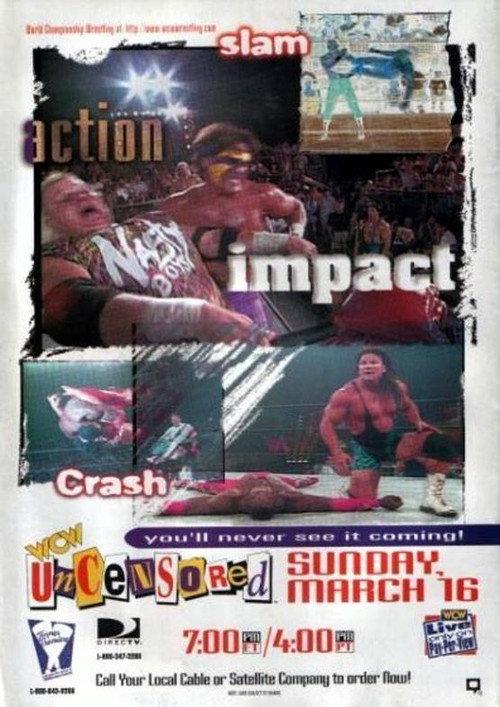 WCW Uncensored 1997 1997 official movie poster