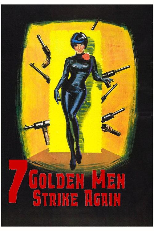 Seven Golden Men Strike Again 1966 official movie poster