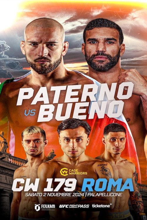 Cage Warriors 179: Rome 2024 official movie poster
