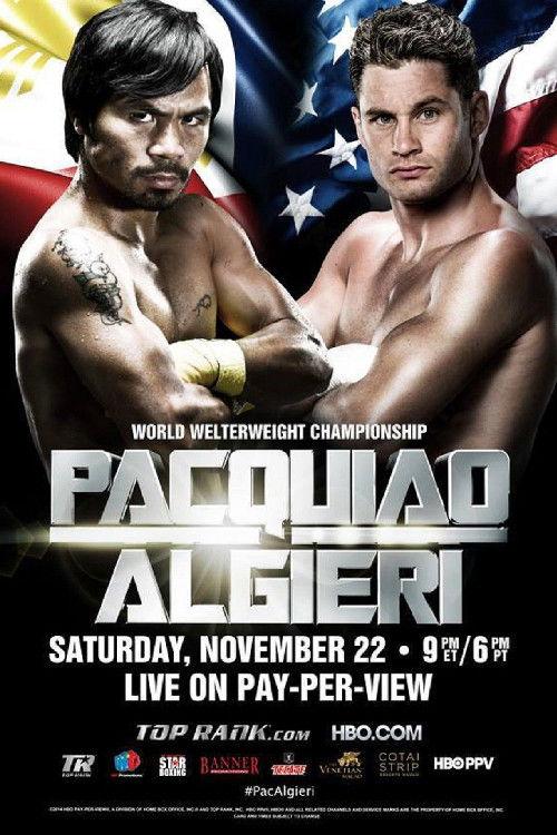 Manny Pacquiao vs. Chris Algieri 2014 official movie poster