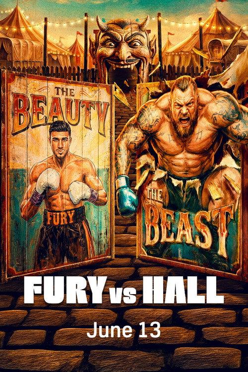 Tommy Fury vs. Eddie Hall 2026 official movie poster