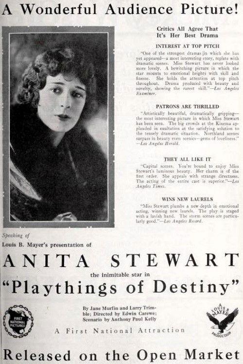 Playthings of Destiny 1921 official movie poster