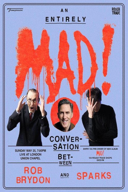 An Entirely MAD! Conversation With Rob Brydon & Sparks 2025 official movie poster