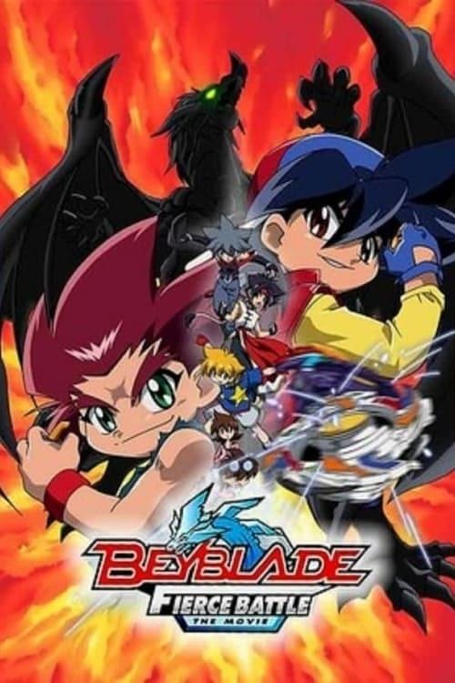 Beyblade the Movie: Fierce Battle 2002 official movie poster